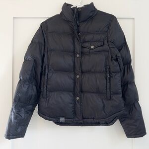 Oiselle Black Puffer Jacket - Size XS